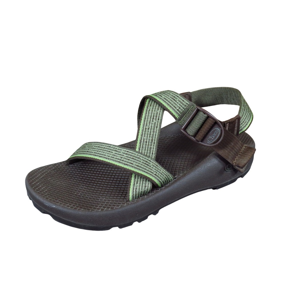 Chaco Z/1 Classic Mens Sport Sandal Size 8 Wide Hiking Outdoor Brown Green